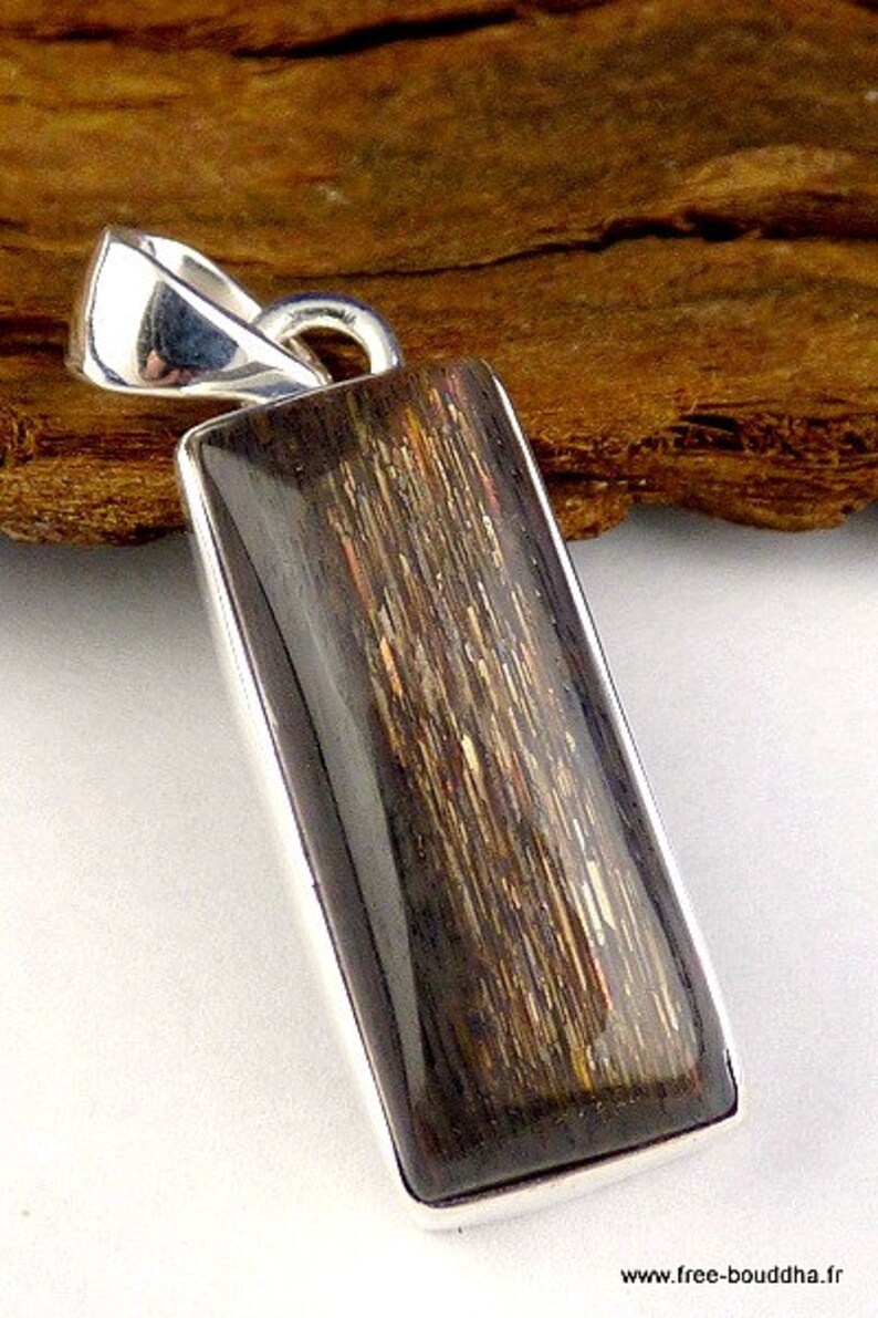 Shape Rectangle jewelry pendant Black Sun stone cz62.1