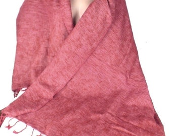 Raspberry burgundy Nepalese yak wool shawl, wool shawl, yak wool shawl, CPLY140