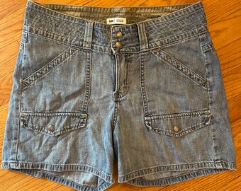 lee air denim shorts