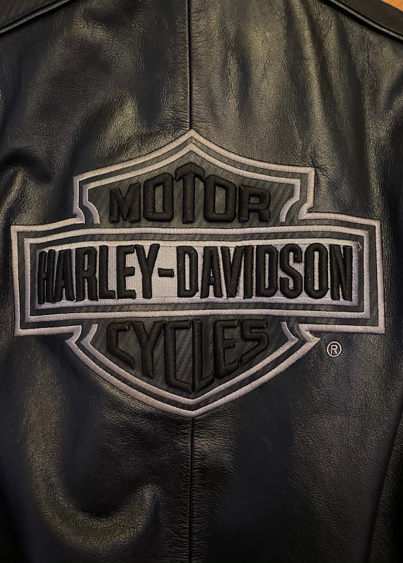 Harley davidson best sale embossed leather jacket