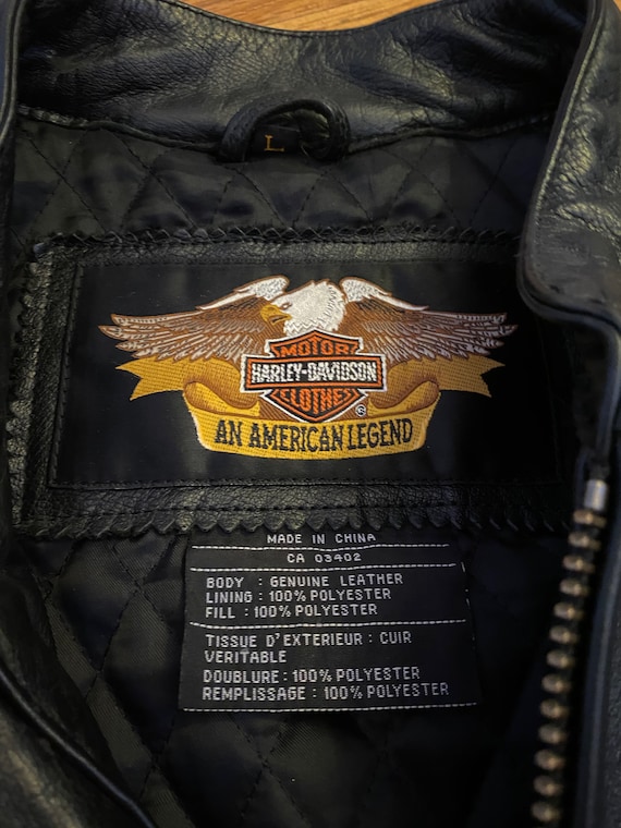 Vintage Harley Davidson Leather Jacket - image 7