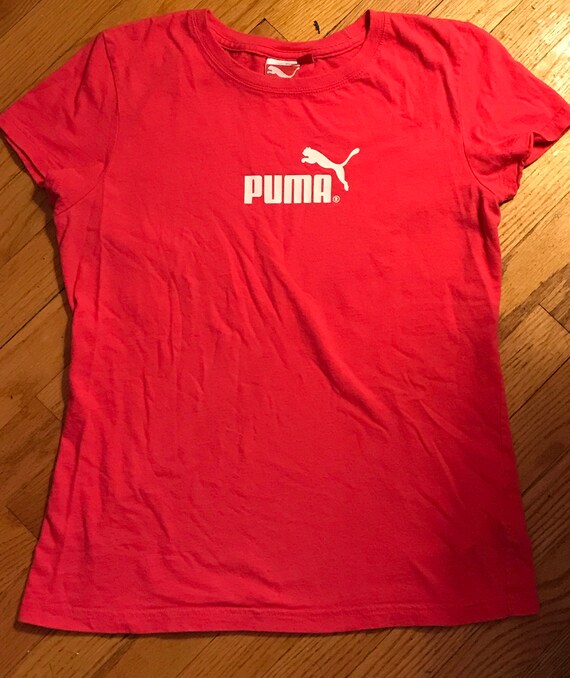maroon puma shirt