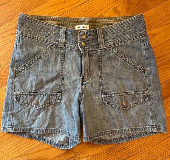 lee denim shorts womens