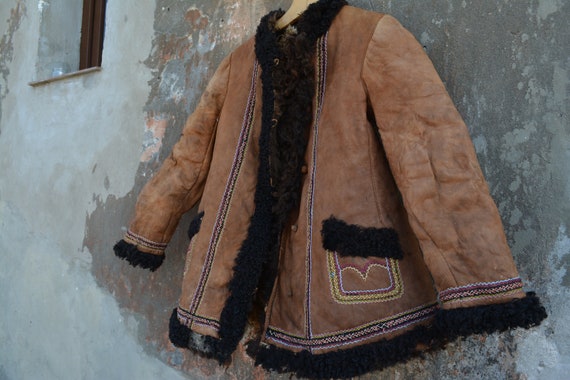 Vintage fall winter coat - Man's and woman's rust… - image 6