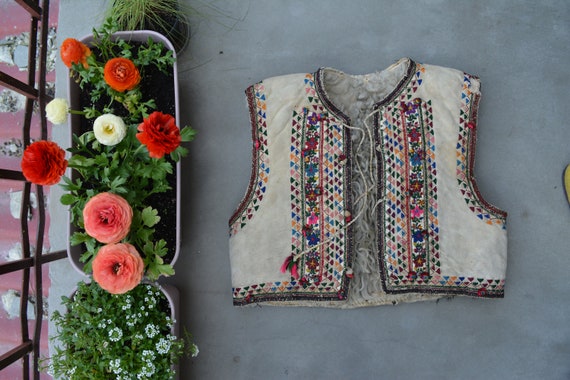 Antique Ukrainian vest - Traditional Ukrainian sl… - image 7