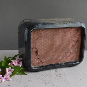 Retro wood radio - Soviet radio speaker - Passive speaker case - Collectibles radio - Soviet radio - Art deco decor.