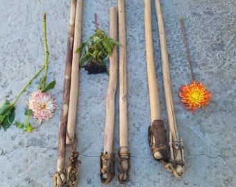 アンティークの原始的な殻竿、農耕収穫道具 - Etsy 日本