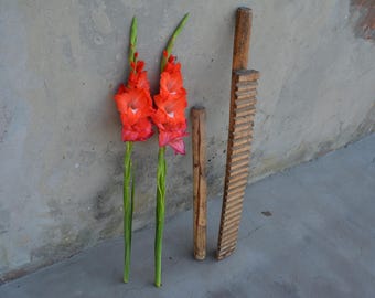 Antique primitive carved wooden mangle boards - Washboards - Antique  Ironing board - Primitives rustic decor -  Unique gift.