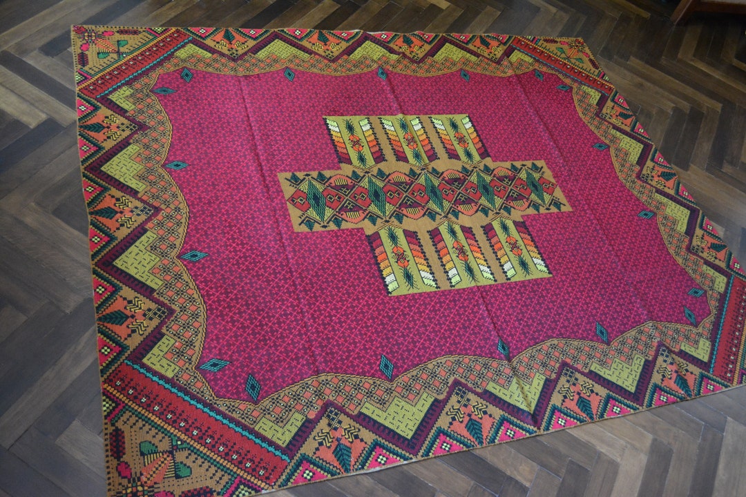 Ukraine Rugs Antique Embroidered Carpet - Ukrainian Rug - Embroidered Carpet ...