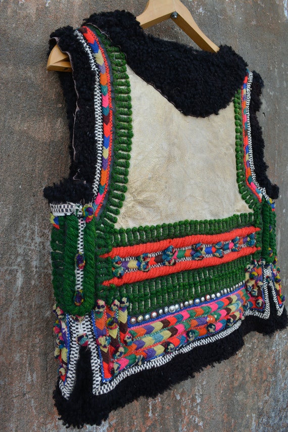 Antique Ukrainian vest - Traditional Ukrainian sl… - image 5