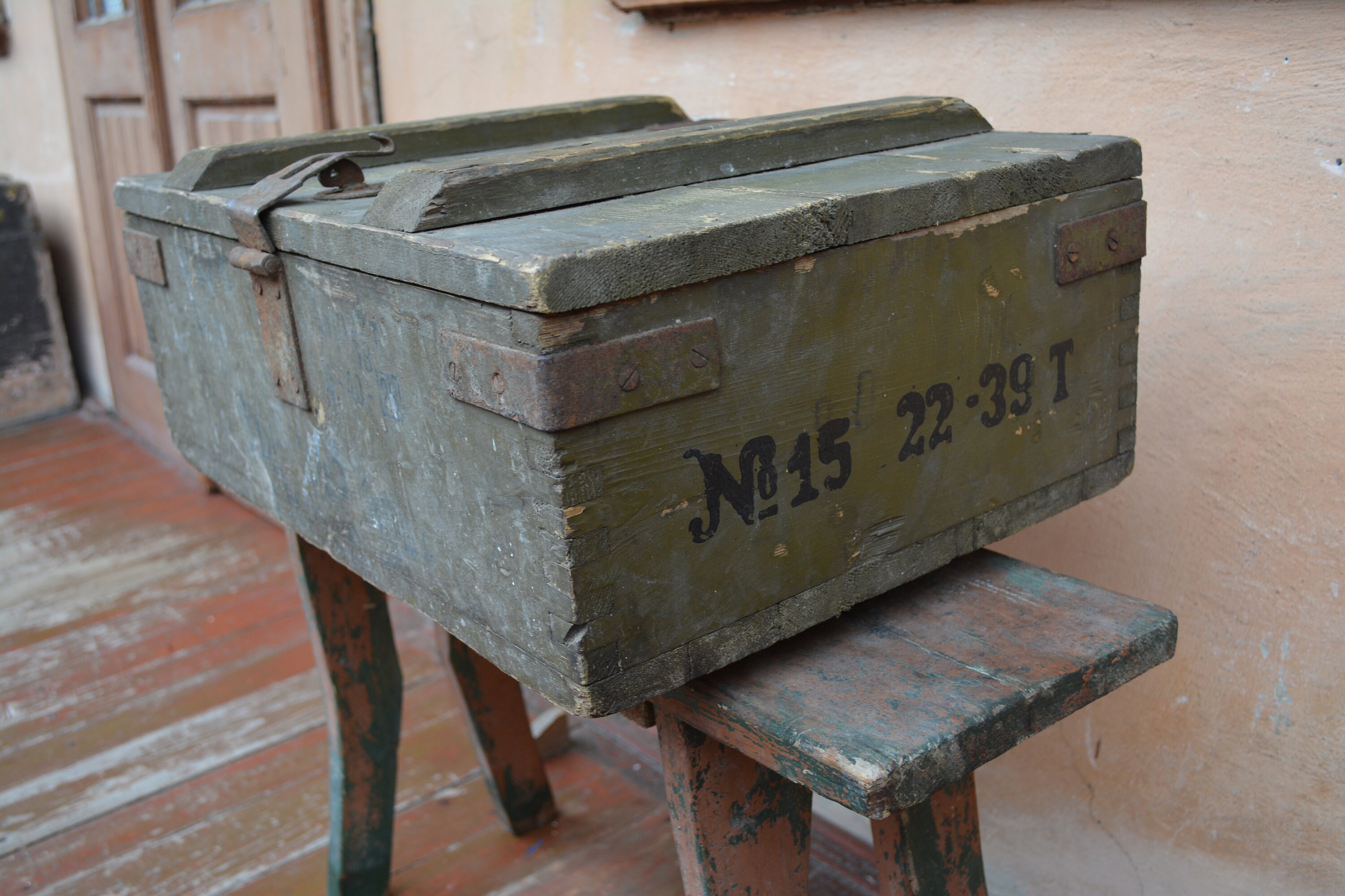 Military box for ammunition Vintage wooden box Wooden Etsy