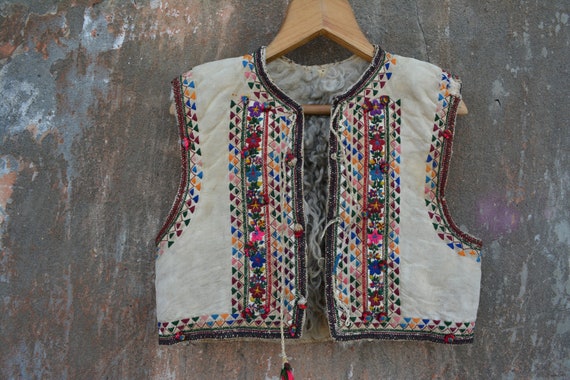 Antique Ukrainian vest - Traditional Ukrainian sl… - image 1