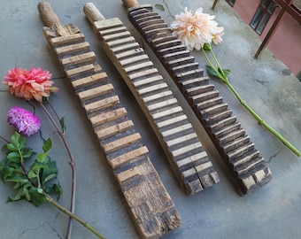 Antique primitive carved wooden mangle boards - Washboards - Antique  Ironing board - Primitives rustic decor -  Unique gift.