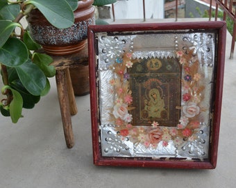 Antique russian icon - Byzantine icon - Orthodox russian catholic - Christian Icon.