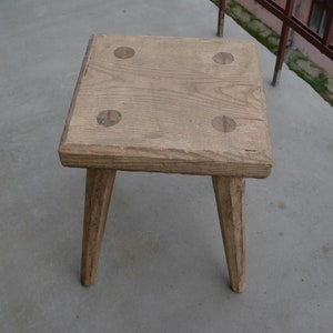 Primitive Handmade Stool - Rustic Farmhouse Seat - Rustic Wooden Bench ...