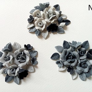 DIY ROOSSET, roosset, koude porseleinen roos, handgemaakte roosset, sieraden roosset, porseleinen roosset, sieraden bloemenset, handgemaakte bloem