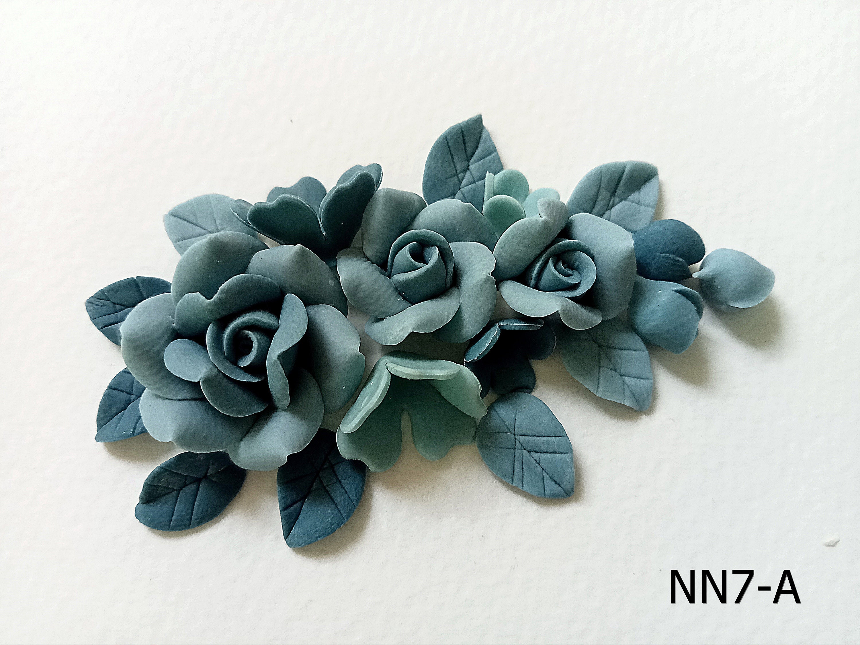 Rose Set Dm DIY ROSE SET, Rose Set, Cold Porcelain Rose, Handmade Rose Set, Jewelry ...