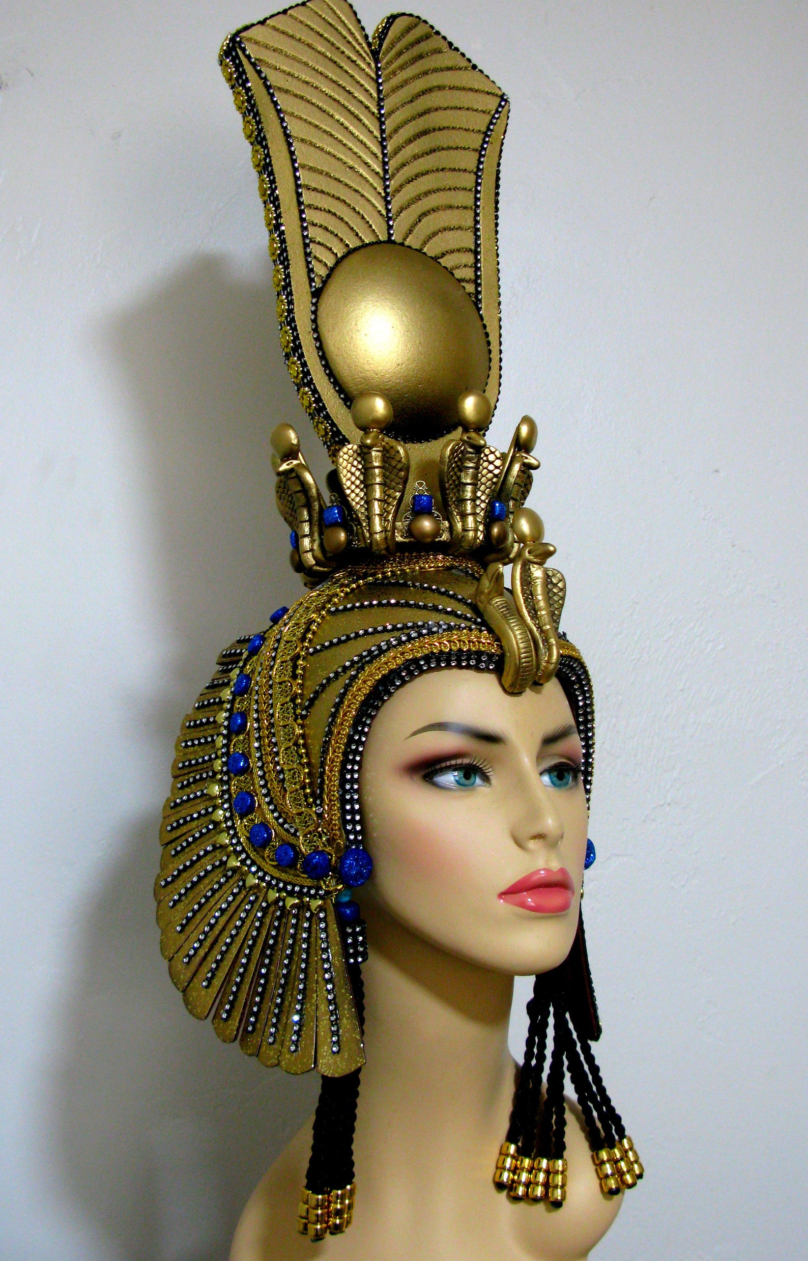 Cleopatra Crown READY TO SHIP Burning man Fantasy Fest | Etsy