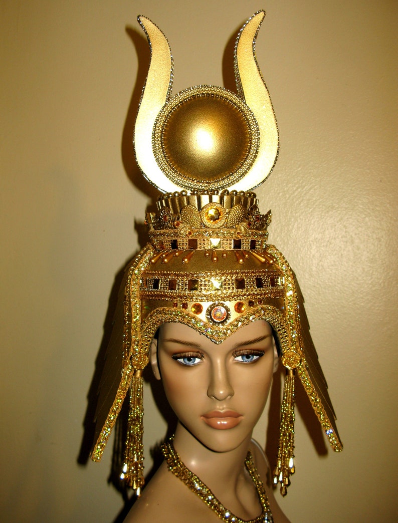 Cleopatra Headdress Egyptian Headdress Made to Order Etsy