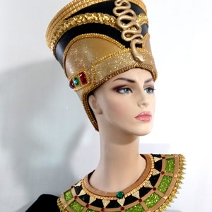 Egyptian Crown Nefertiti, Egyptian Costumes, Egyptian Crown, Miami Costume Shop image 3