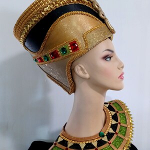 Egyptian Crown Nefertiti, Egyptian Costumes, Egyptian Crown, Miami Costume Shop image 7