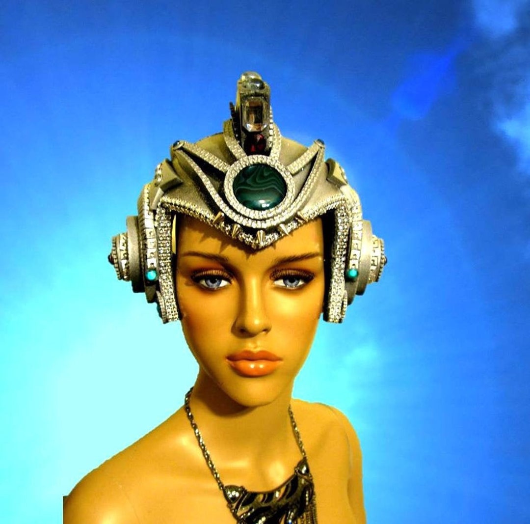 Robot Headpiece Burning Man Halloween Costume Fantasy Fest Etsy