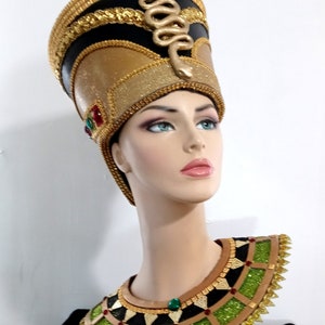 Egyptian Crown Nefertiti, Egyptian Costumes, Egyptian Crown, Miami Costume Shop image 8