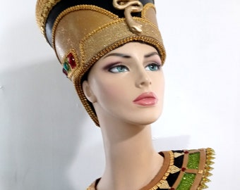 ネフェルティティ 無垢金属製 頭像 エジプト 数量限定 ゴールド