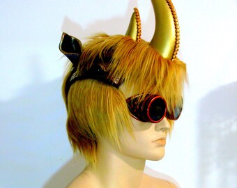 Rhino Mamut headpiece, READY TO SHIP,  Burning man, Animalia 2023, Halloween Costume, Miami Costume shop