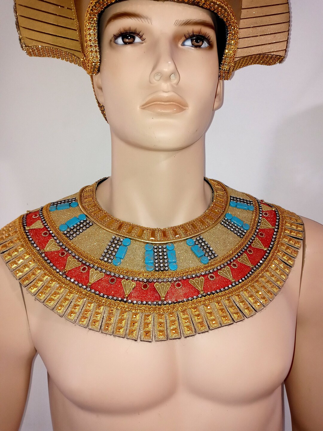 Egyptian Collar 3 MADE TO ORDER Theatrical Costumes Etsy