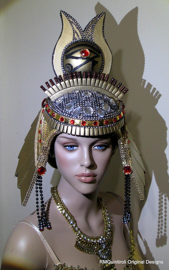 5-teiliges ägyptisches Kostüm-Zubehör-Set, Inklusive Kobra-Kopfschmuck, Quaste, Perlenkette, Wirbel-Schlangenarmband, Simuliertes Edelstein-Armband, Antikes Ägypten, Vintage-Party, Halloween-Kostüm