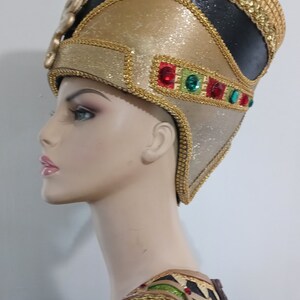 Egyptian Crown Nefertiti, Egyptian Costumes, Egyptian Crown, Miami Costume Shop image 5