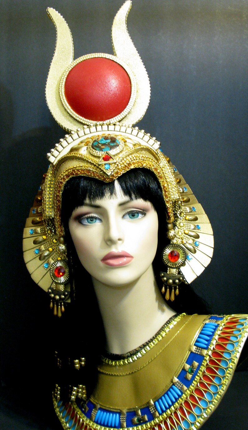 Cleopatra Crown Halloween Costume Egyptian Crown Fantasy Etsy