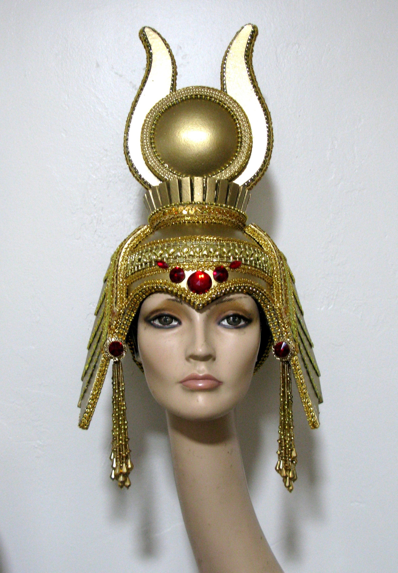 Cleopatra Crown Gold And Red MADE TO ORDER Burning Man Etsy UK