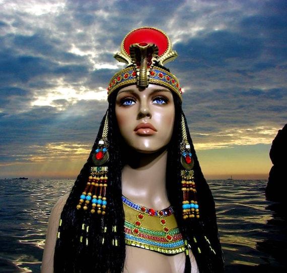 Corona di Cleopatra, fascia egiziana, copricapo egiziano, costume egiziano,  negozio di costumi di Miami -  Italia