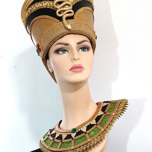 Egyptian Crown Nefertiti, Egyptian Costumes, Egyptian Crown, Miami Costume Shop image 2