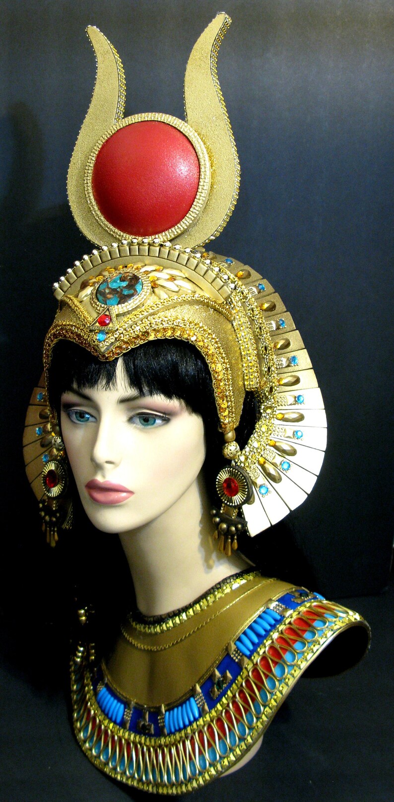 Cleopatra Crown Halloween Costume Egyptian Crown Fantasy | Etsy