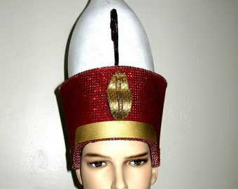 Egyptian Double Crown, Pschent Crown , Pharaoh Crown,  Egyptian crown , Burning man, Theatrical Costumes, Miami Costume