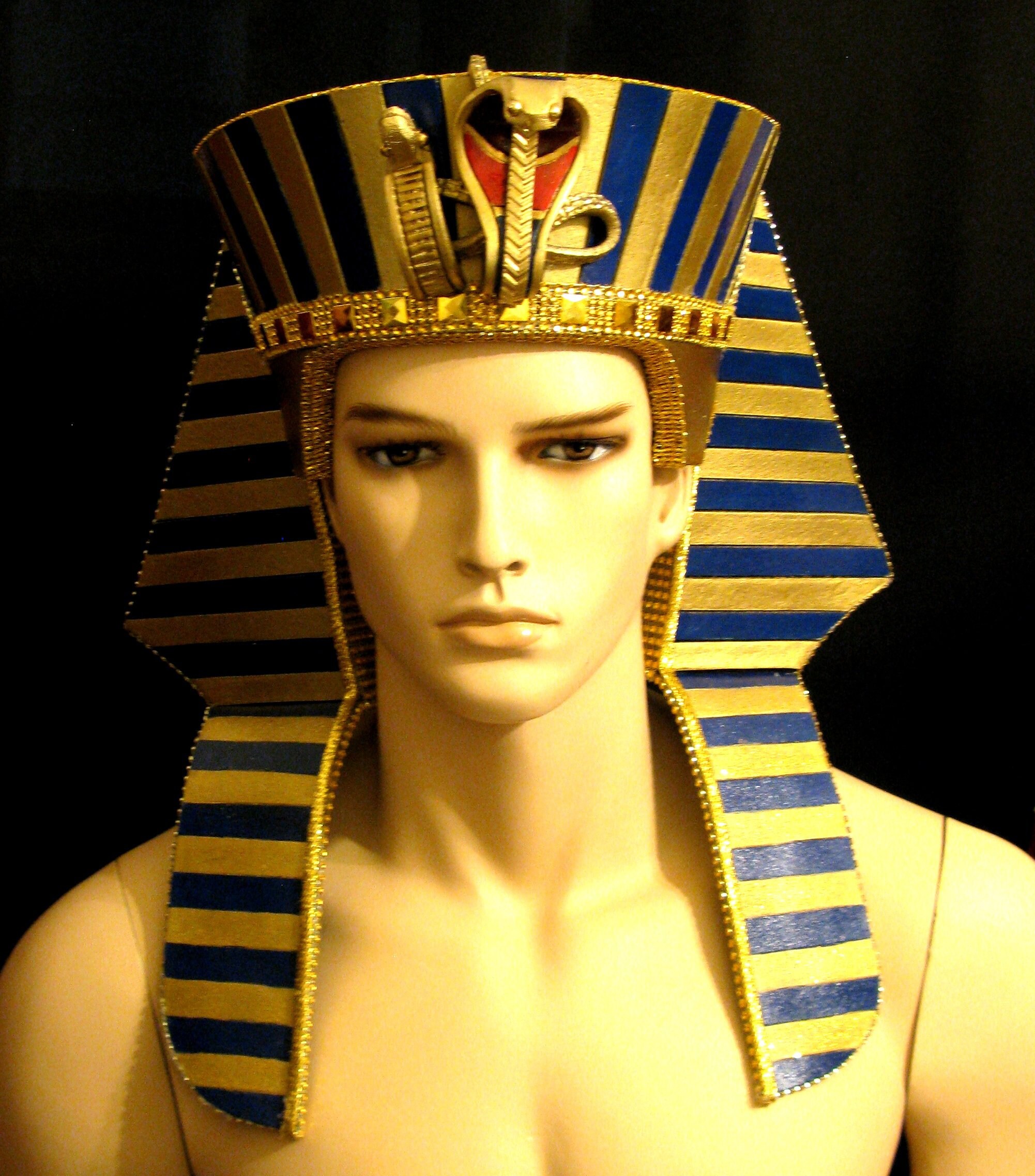 Tutankhamon Copricapo Cappello faraone Unisex Burning man | Etsy Italia