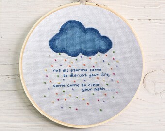 Quote Cross Stitch Etsy