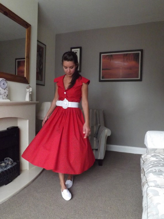 red and white dress uk