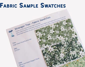 Bowtie Fabric Swatches - Pick up to 8 Designs | Colour Matching Samples for Weddings & Events