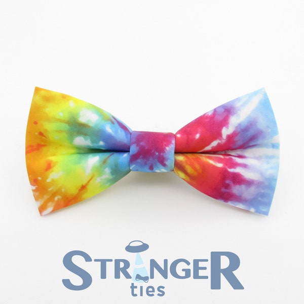 Tie Dye Bowtie - Tie-die Pattern | Hippy 60's Inspired Bow tie | Mens Bowties | Boys Bowties | Fun bowtie by Stranger Ties