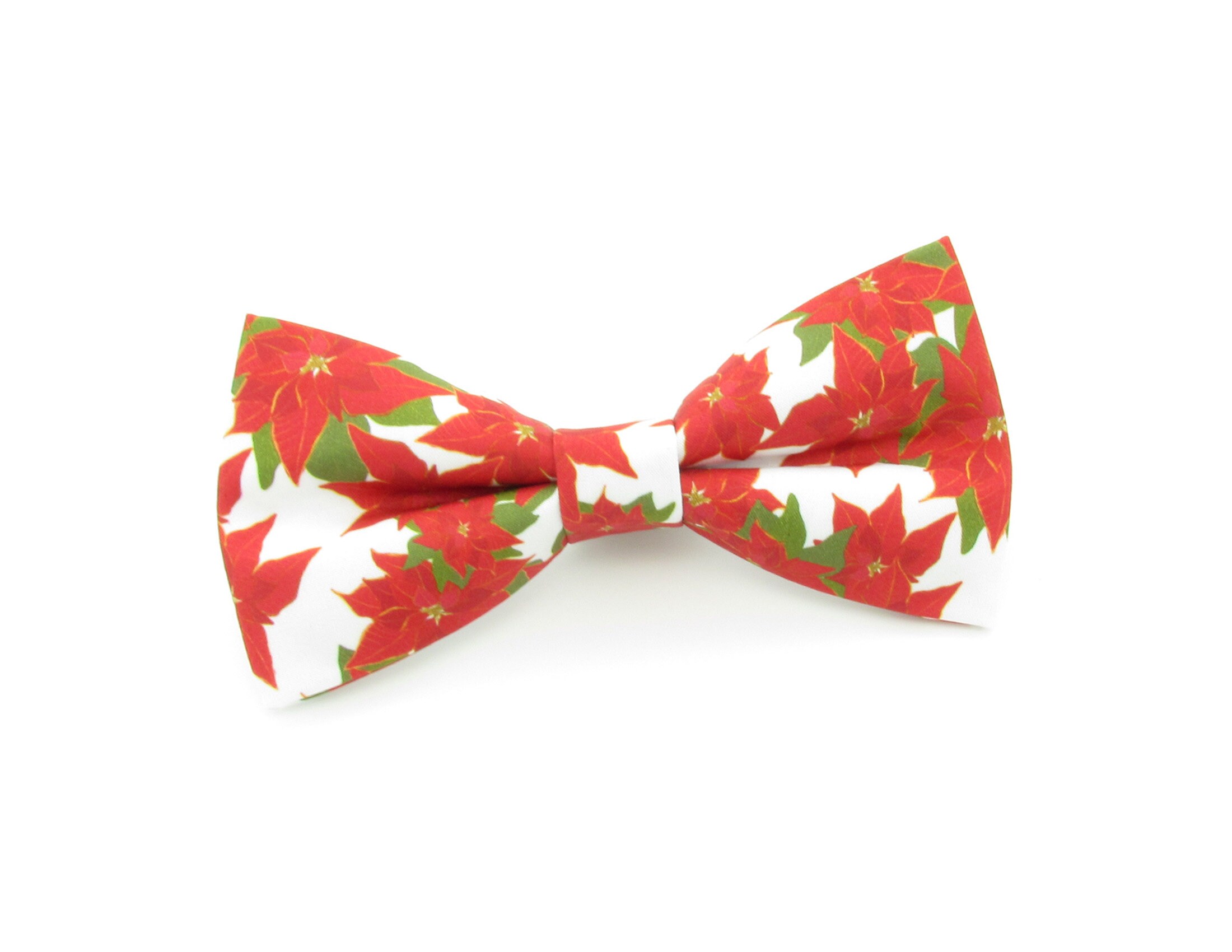 Weihnachtsstern - Wei, Rot und Gold Weihnachtsfliege | Traditionelle Blume  | Weihnachtsgeschenk | Festliche Party Fliege | Beeren | - Etsy sterreich