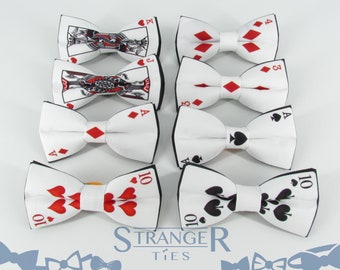 Speelkaart strikjes - Kaarten | Speelkaart | Heren | Poker vlinderdas | Ongebruikelijke strikjes | Leuk | Rondvaart | Bruiloft | Gokken |