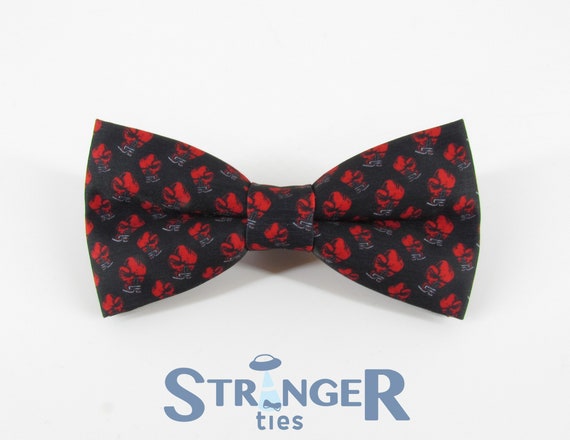 Gant de boxe N ud papillon N ud papillon sport Noir et rouge N uds