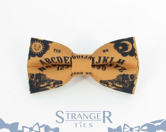 Ouija Board Bowtie - Mens Bowties | Spirit Board | Seance | Yes No | Beige | Spooky Bowties | Fun Bowtie | Halloween Bowtie |