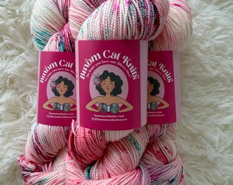 Jolly Mint Plump Sock Hand Dyed Yarn