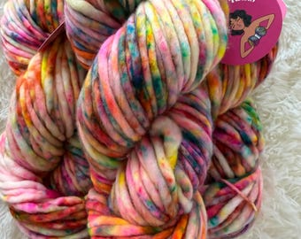 Junk Journal Big Super Bulky Hand Dyed Yarn 150 Grams