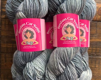 DENIM DK Single Ply Hand Dyed Yarn Superwash Merino